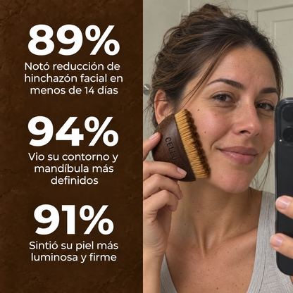 Cepillo facial Drenaje linfatico Masajea