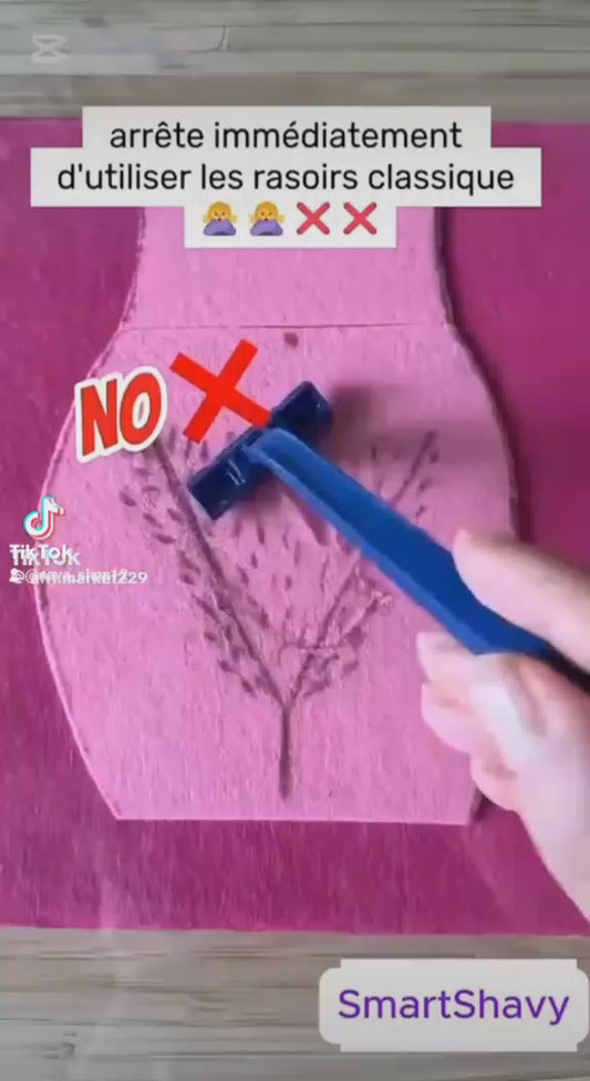 ✨ Mini Rasoir Électrique Rechargeable 🔌💜