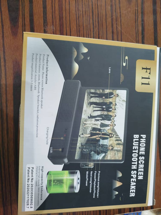 F11 - Écran Agrandisseur + Enceinte Bluetooth pour Smartphone